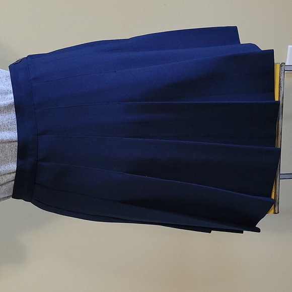 HEAD Tennis Skirt Vintage 70s Pleated Mini Retro Sportswear Athletic Navy Blu 10 - Picture 4 of 10